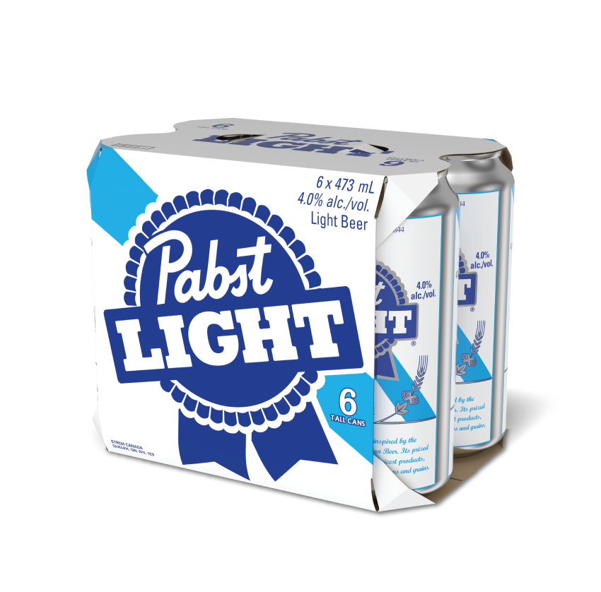 PABST BLUE RIBBON LIGHT 6 X Can 473 ml 