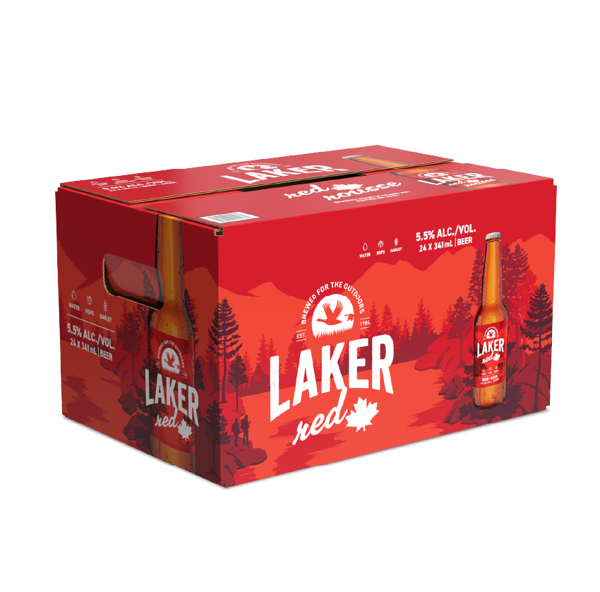 LAKER RED 24 X Bottle 341 ml 