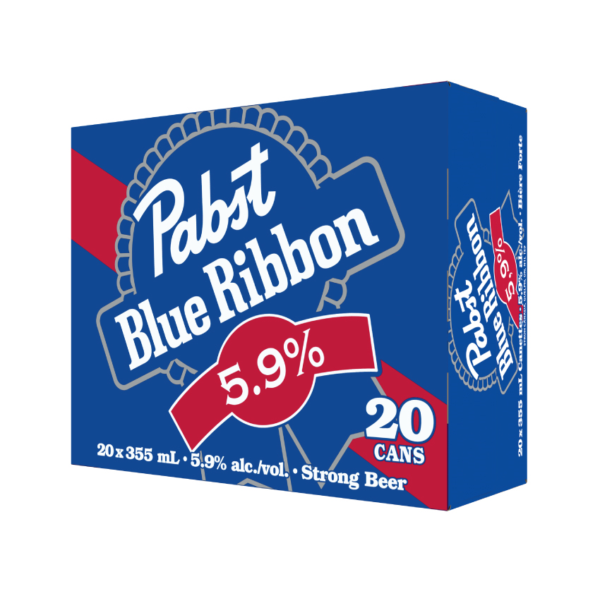 PABST BLUE RIBBON 5.9 20 X Can 355 ml 