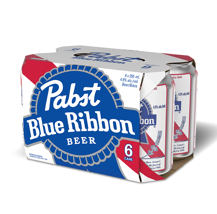 PABST BLUE RIBBON 6 X Can 355 ml 