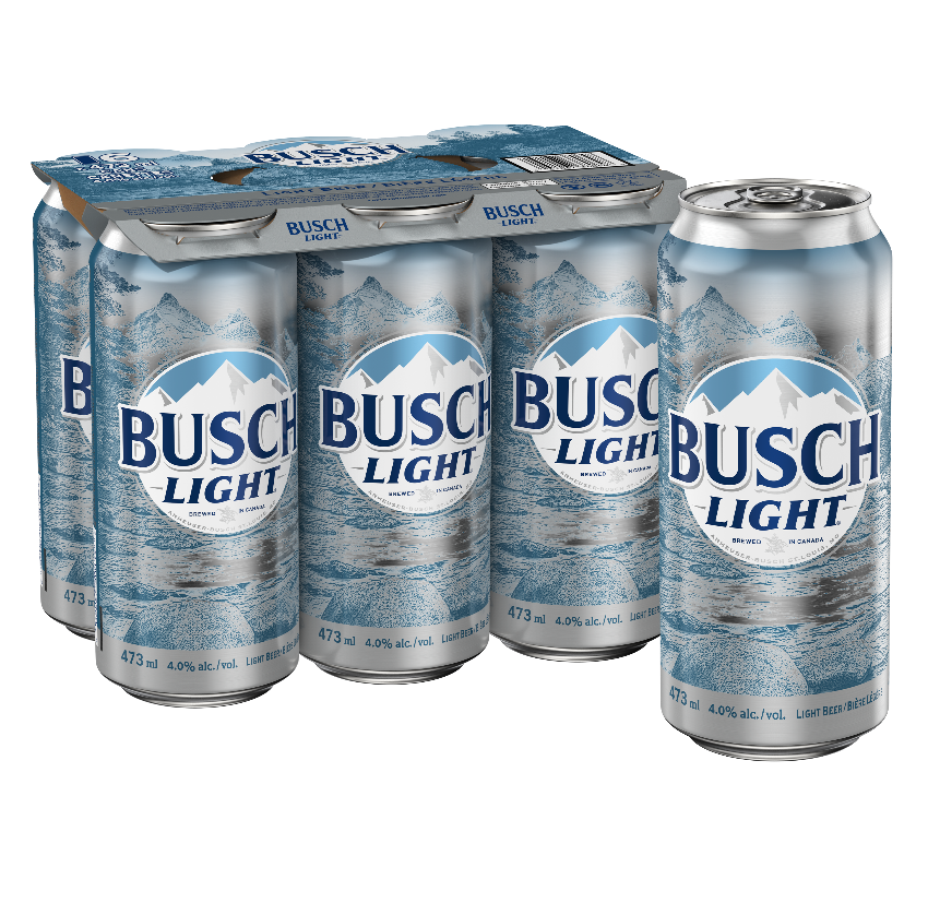 BUSCH LIGHT 6 X Can 473 ml 