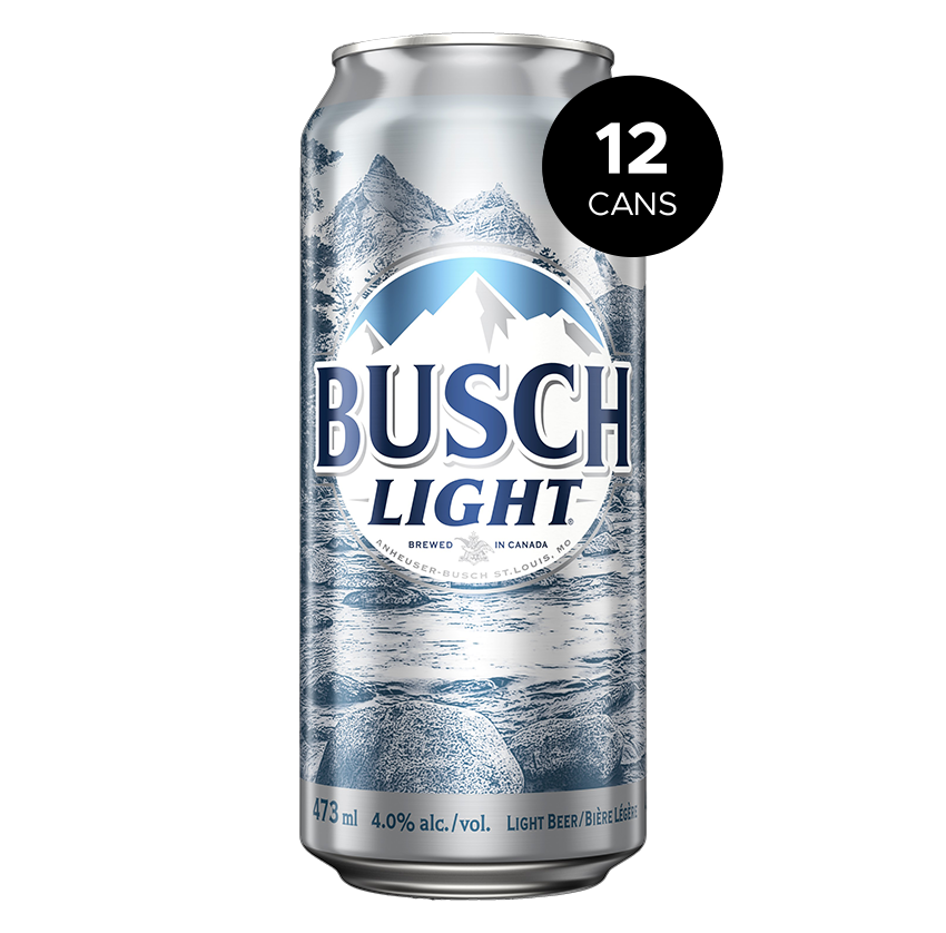 BUSCH LIGHT 12 X Can 473 ml 