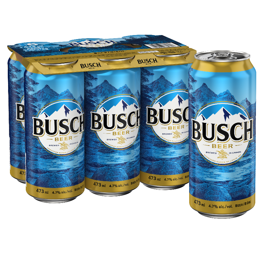BUSCH LAGER 6 X Can 473 ml 