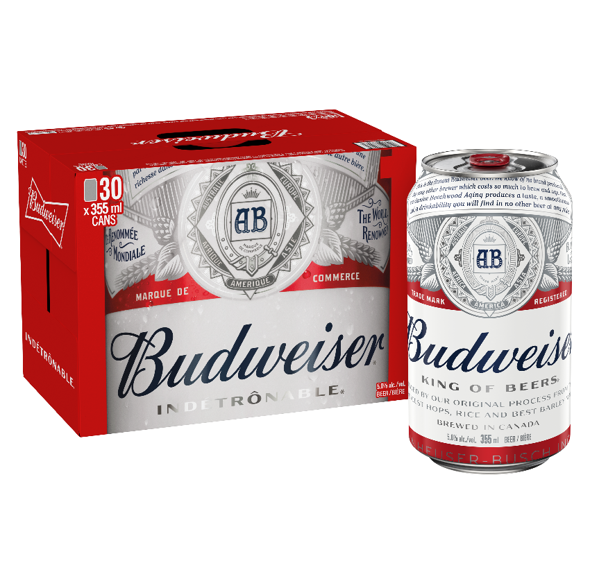 BUDWEISER 30 X Can 355 ml 