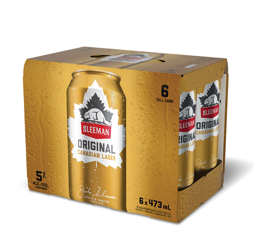 SLEEMAN ORIGINAL LAGER 6 X Can 473 ml 