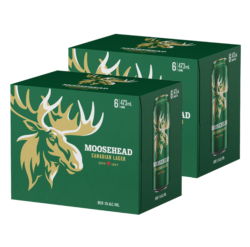 MOOSEHEAD LAGER 12 X Can 473 ml 