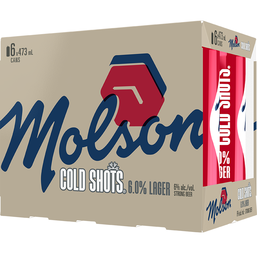 MOLSON COLD SHOTS 6 X Can 473 ml 