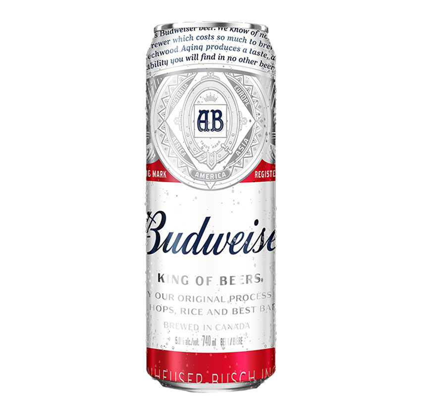 BUDWEISER 1 X Can 740 ml 