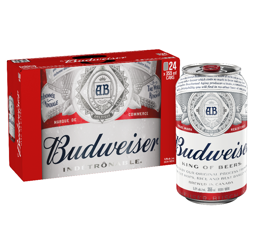 BUDWEISER 24 X Can 355 ml 