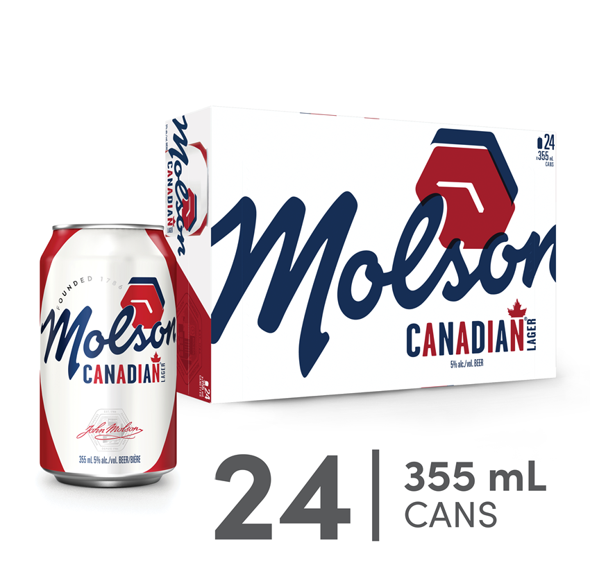 MOLSON CANADIAN 24 X Can 355 ml 