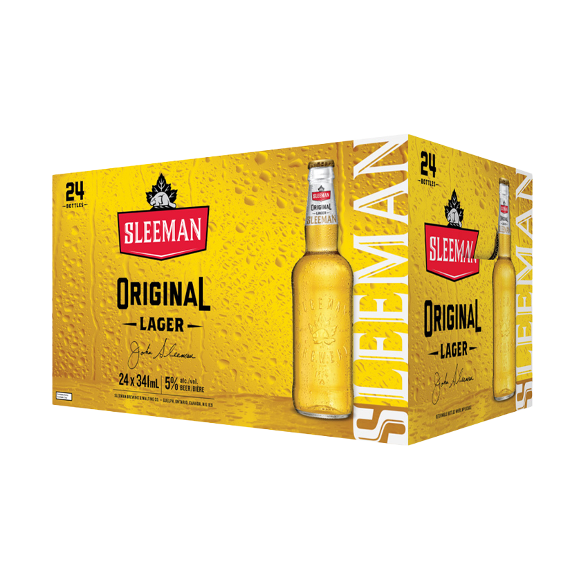 SLEEMAN ORIGINAL LAGER 24 X Bottle 341 ml 