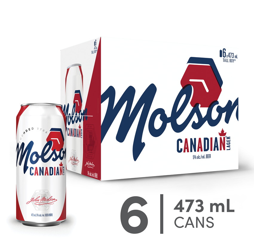 MOLSON CANADIAN 6 X Cans 473 ml 