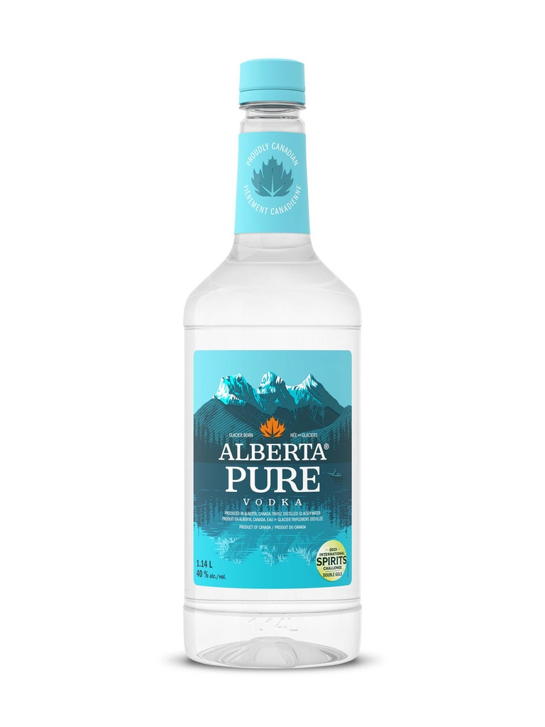 Alberta Pure Vodka (PET) - 1140 ml bottle