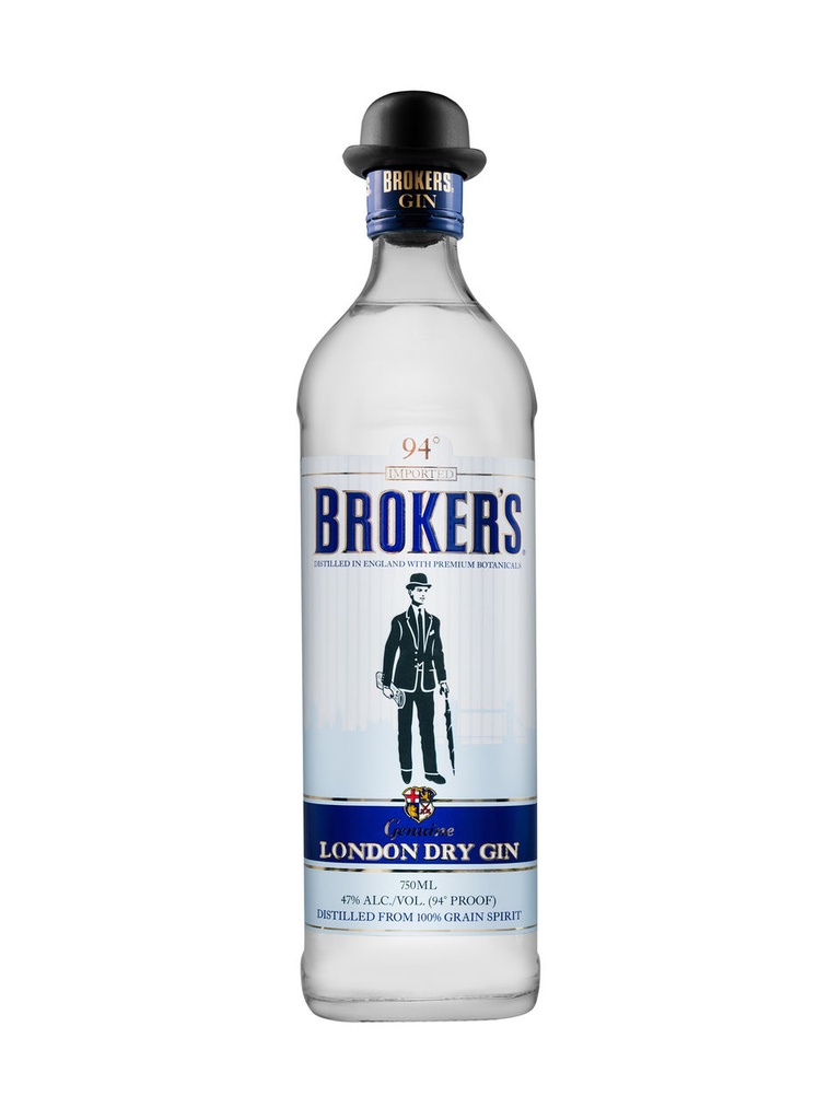 Broker's Premium London Dry Gin - 750 ml bottle