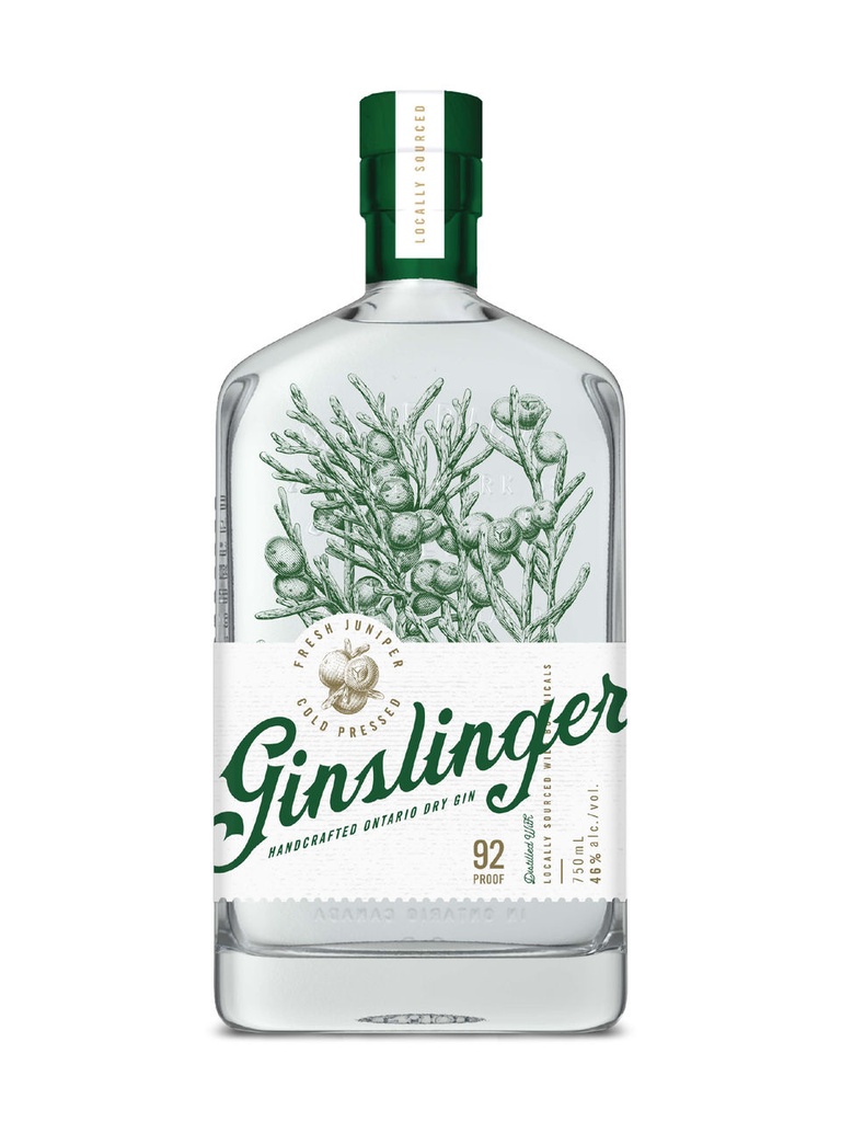 Ginslinger Dry Gin - 750 ml bottle