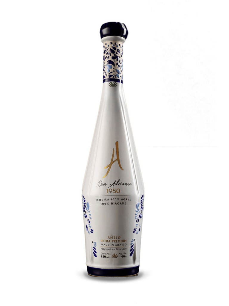 Don Adriano 1950 Anejo, Ultra Premium Tequila - 750 ml bottle