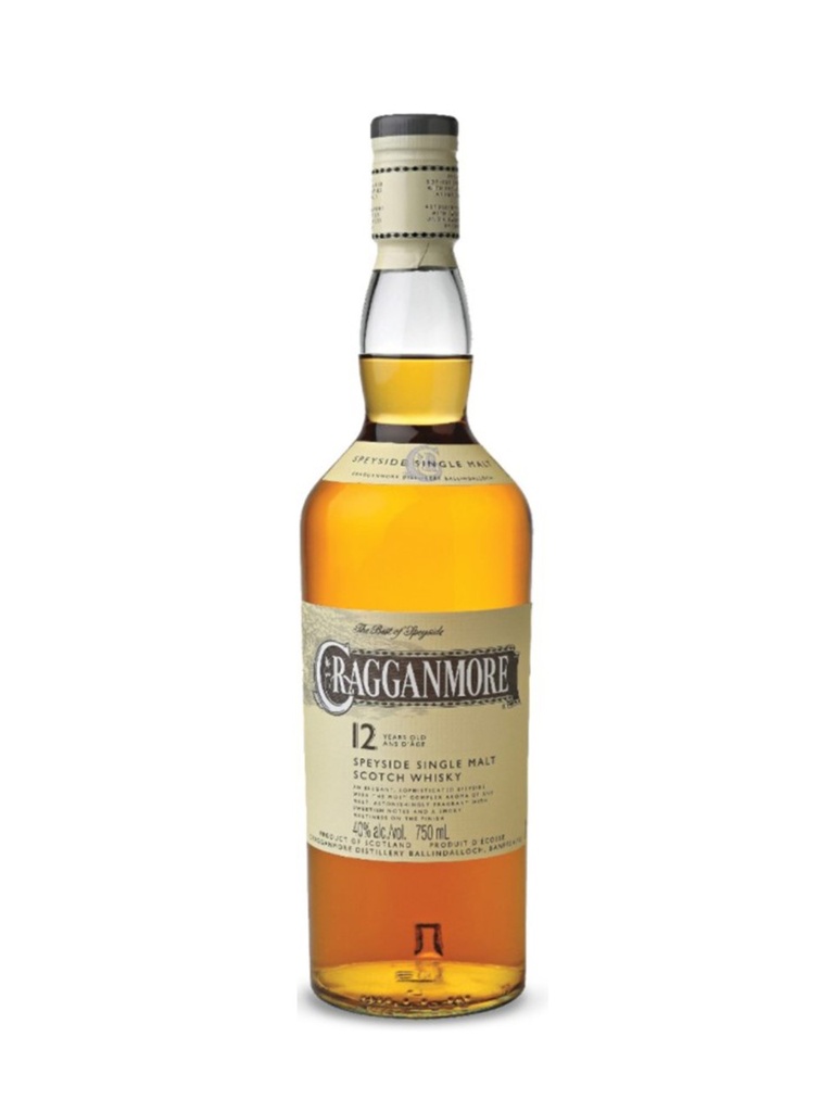 Cragganmore 12 Year Old - 750 ml bottle