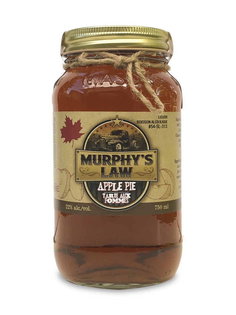 Murphy's Law Apple Pie Moonshine - 750 ml bottle