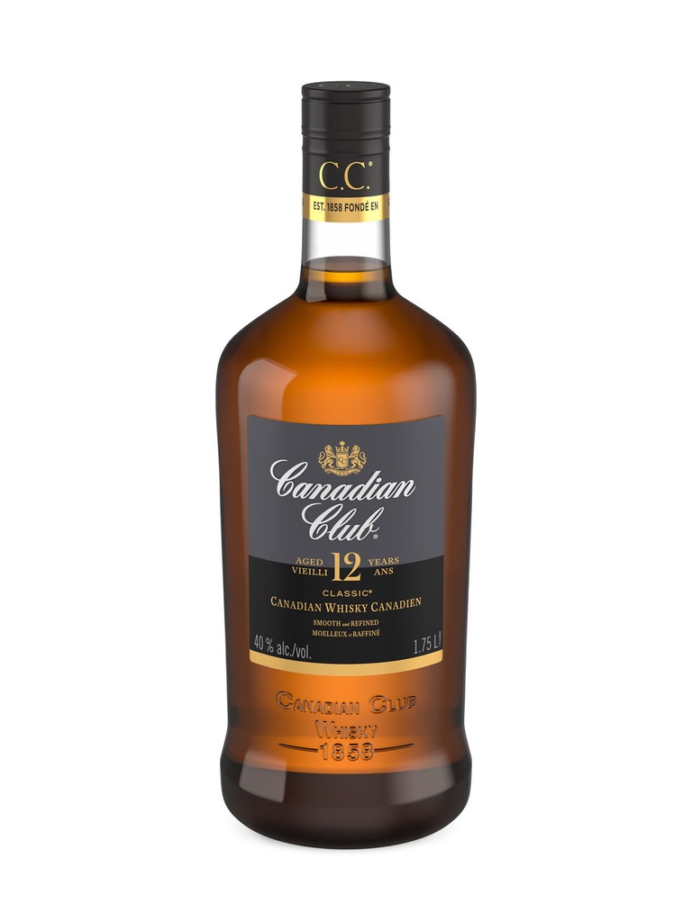 Canadian Club Classic 12 Year Old - 1750 ml bottle