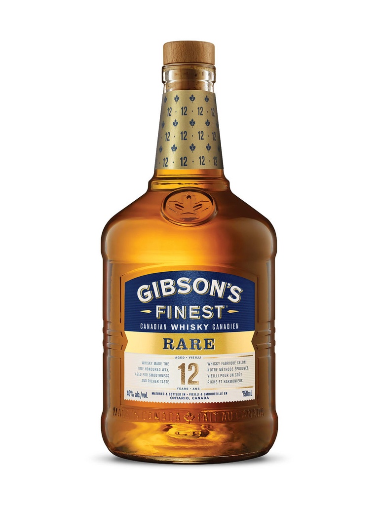 Gibson's Finest Rare 12 Year Old Whisky - 750 ml bottle