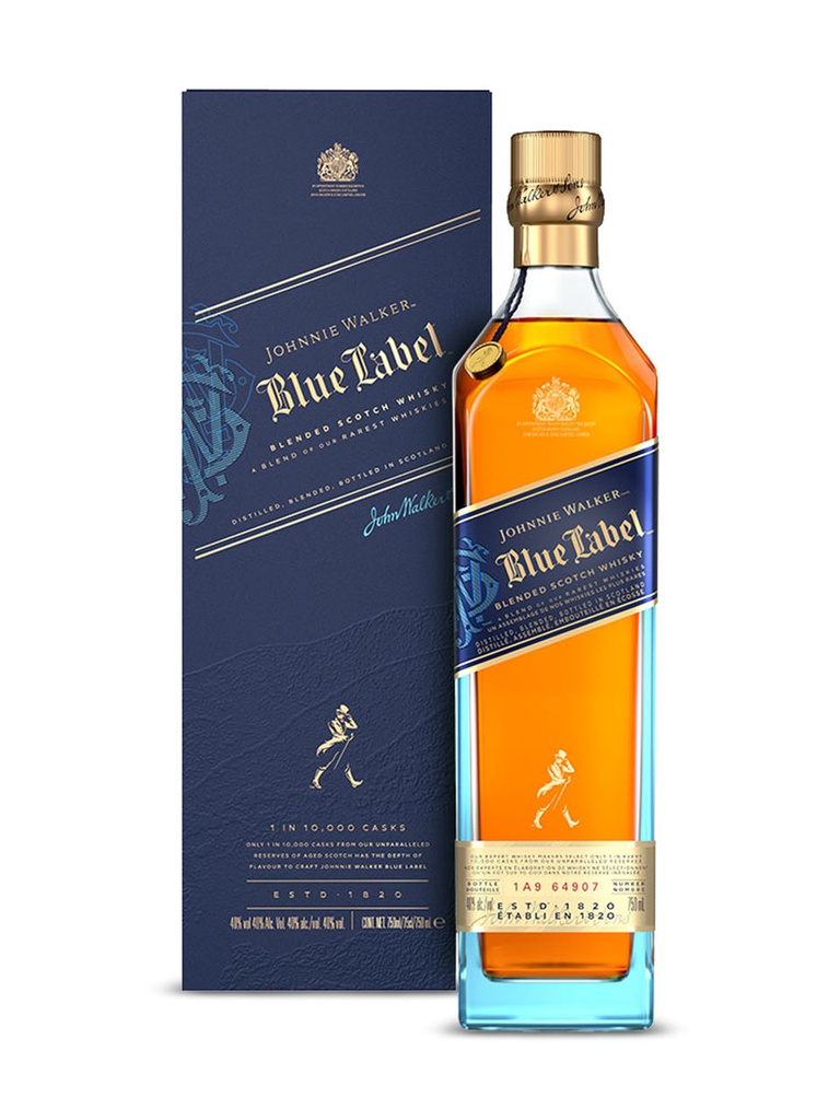 Johnnie Walker Blue Label Scotch Whisky - 750 ml bottle