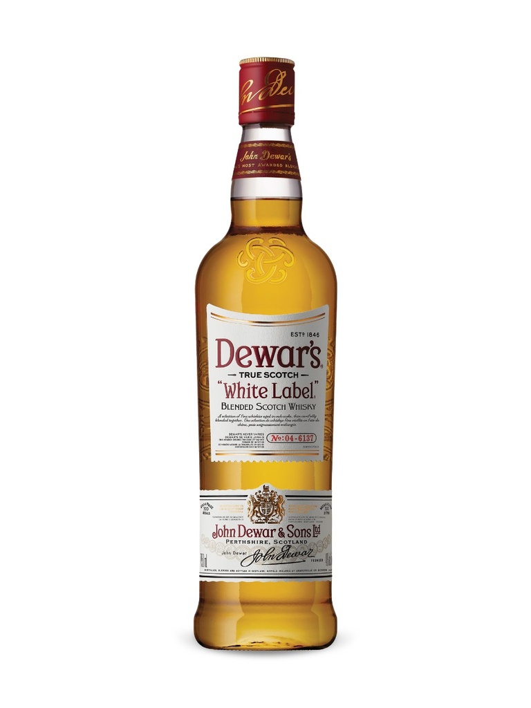 Dewar's White Label Scotch Whisky - 750 ml bottle