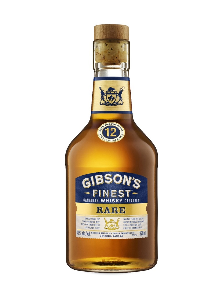 Gibson's Finest Rare 12 Year Old Whisky - 375 ml bottle