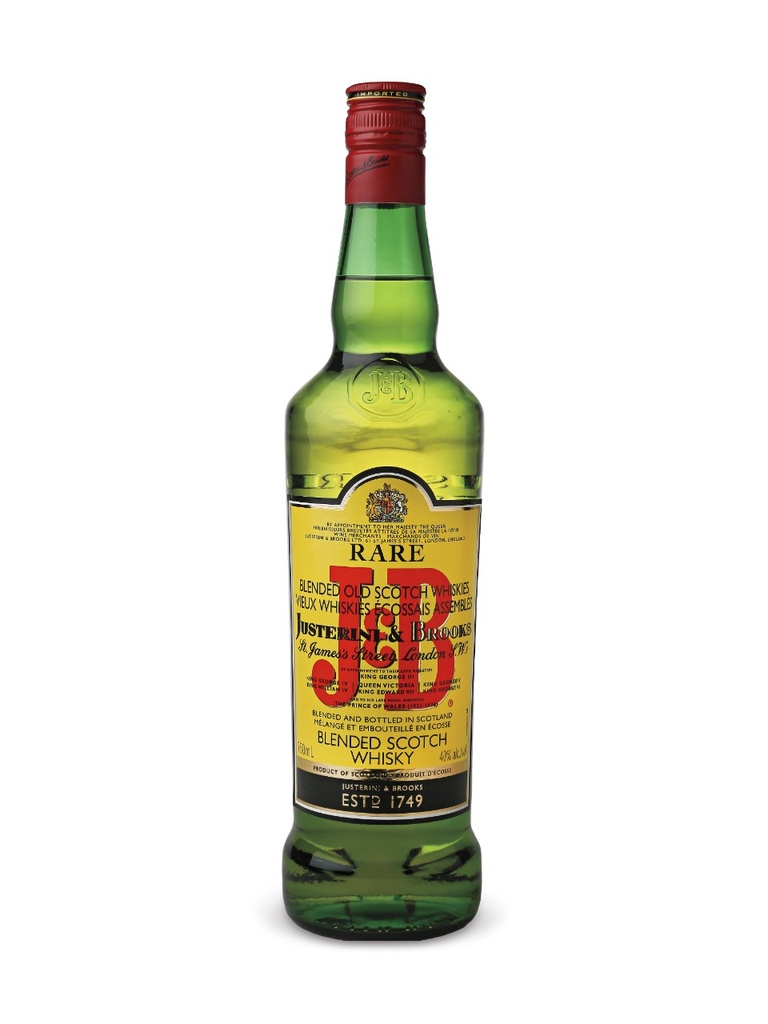 J & B Rare Scotch Whisky - 750 ml bottle
