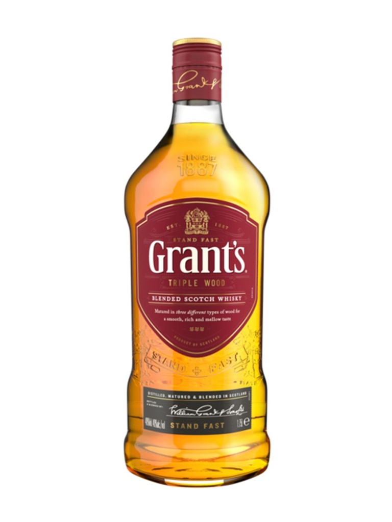 Grant's Triple Wood Blended Scotch Whisky - 1750 ml bottle