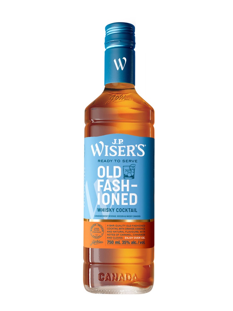 J.P. Wiser's Old Fashioned Canadian Whisky Cocktail - 750 ml bottle