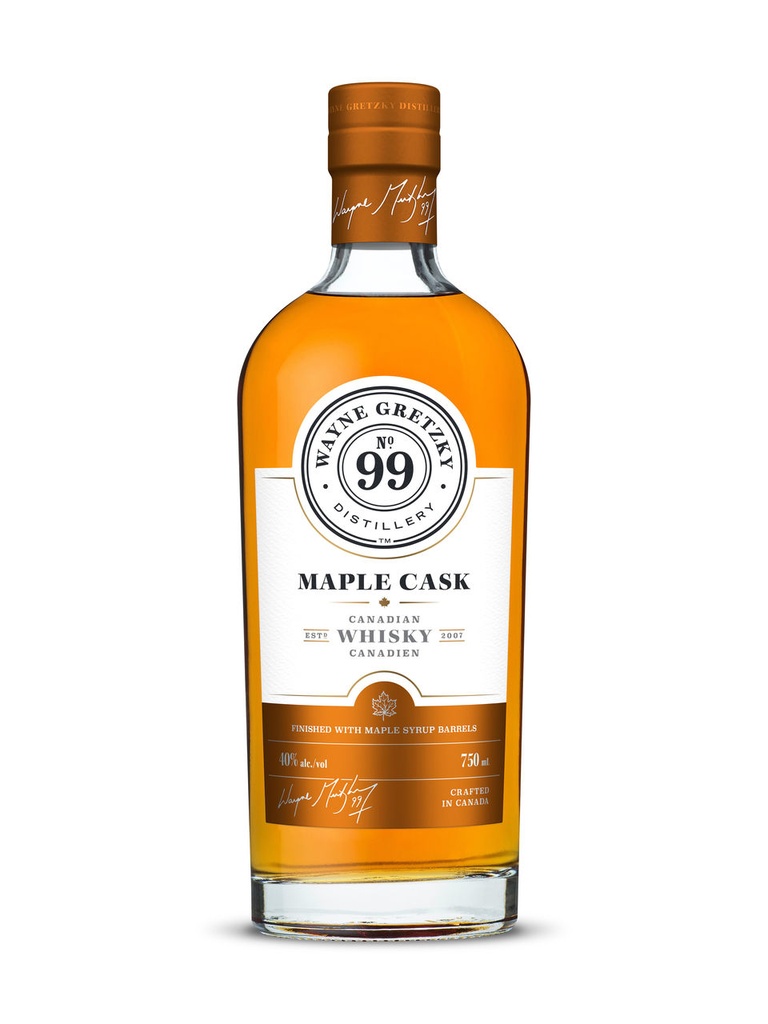 Wayne Gretzky Maple Cask Finish Canadian Whisky - 750 ml bottle