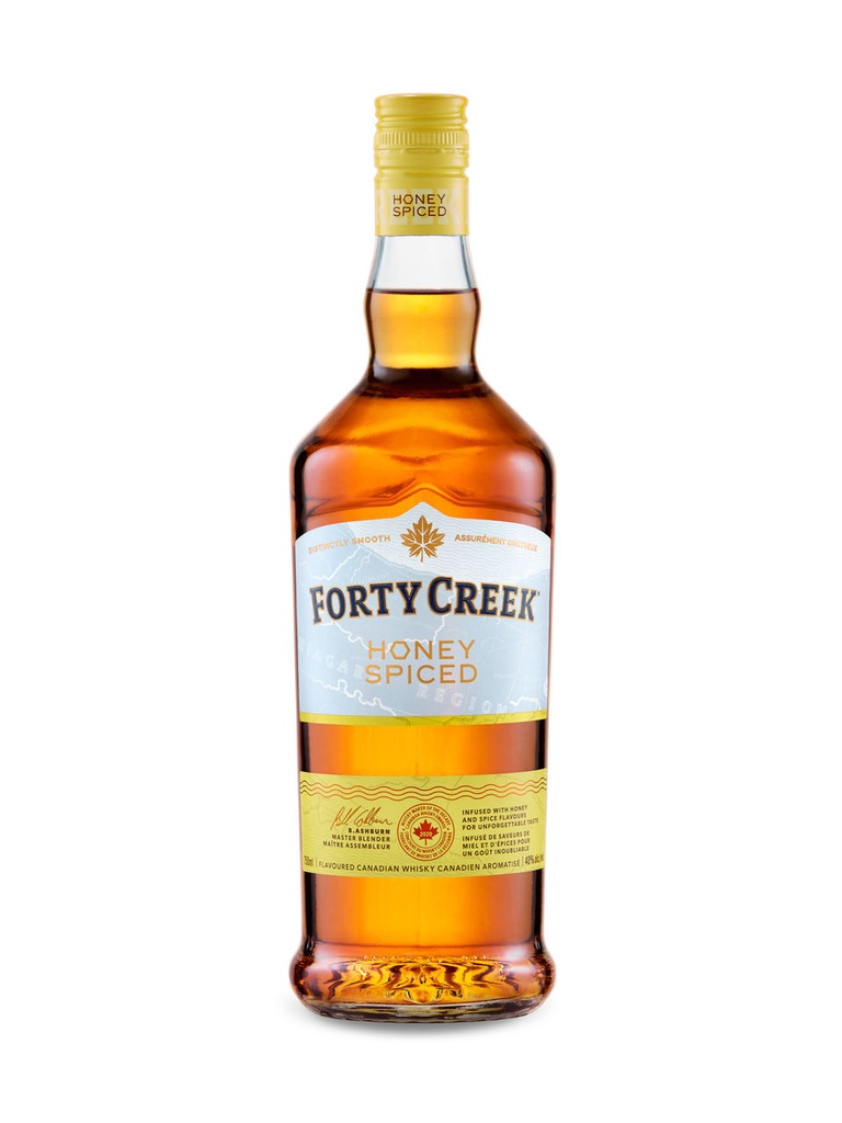 Forty Creek Honey Spiced Whisky - 750 ml bottle