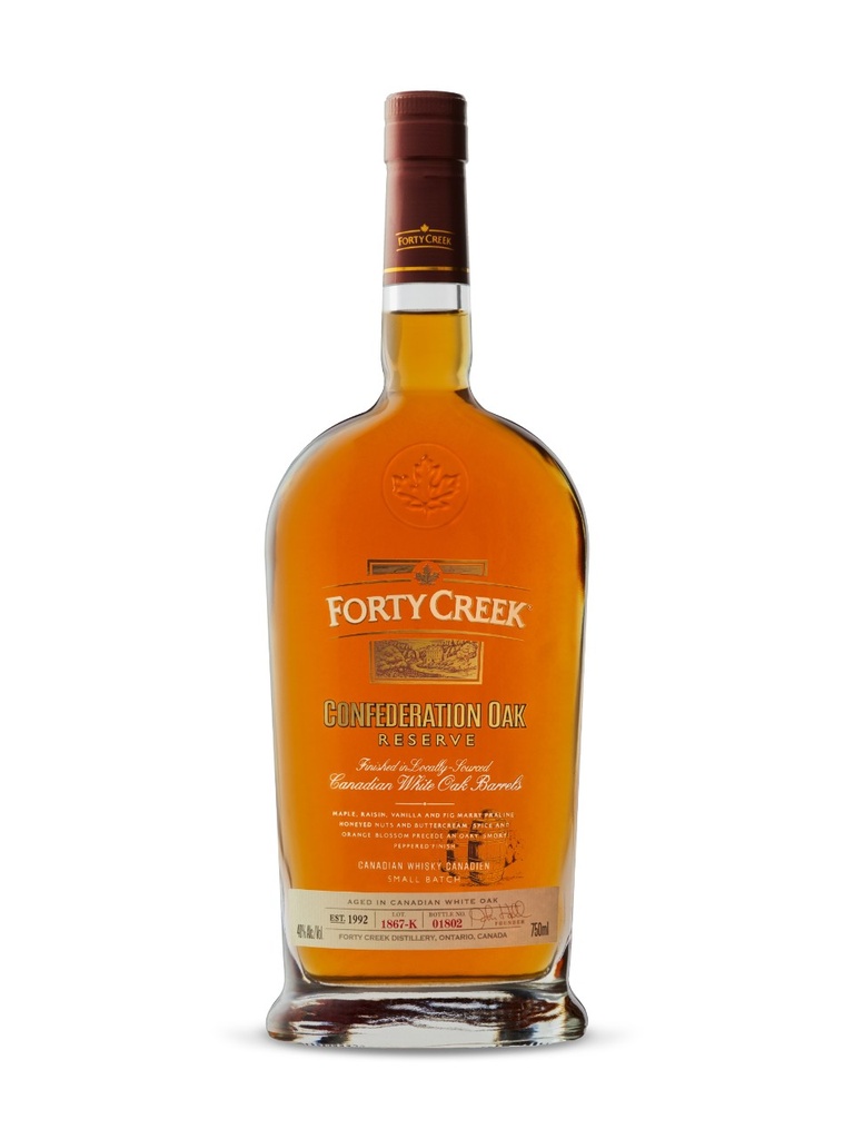 Forty Creek Confederation Oak Reserve Whisky - 750 ml bottle