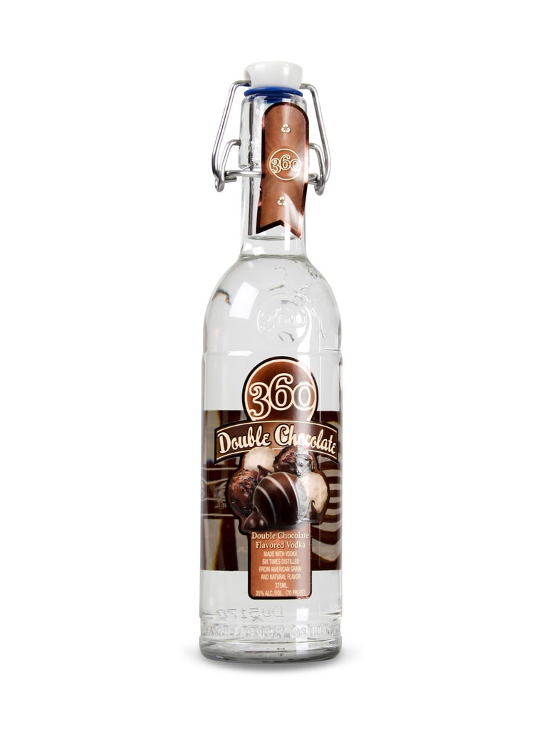 360 Double Chocolate Vodka - 375 ml bottle
