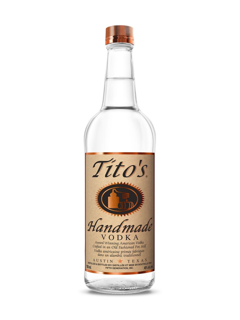 Tito's Handmade Vodka - 750 ml bottle