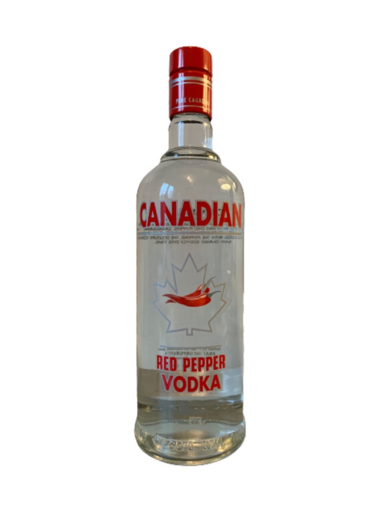 Canadian Red Pepper Vodka - 750 ml bottle