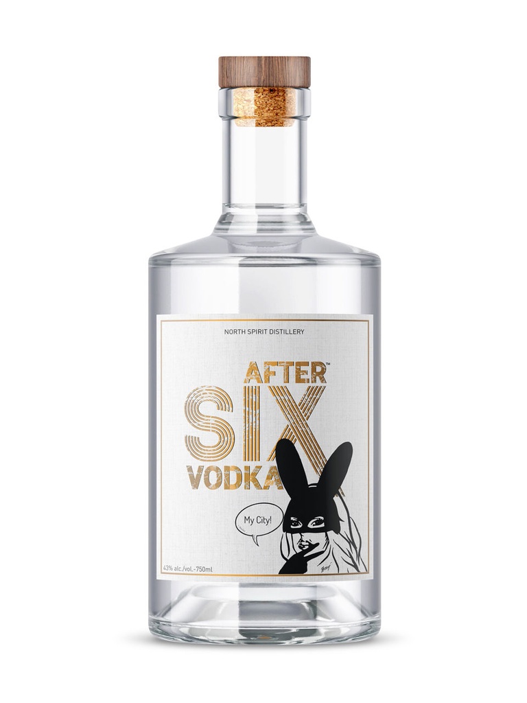 After Six Premium Vodka - 750 ml bottle