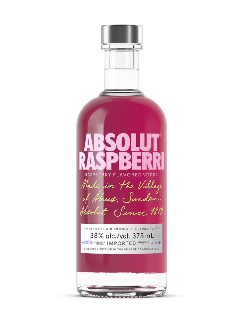 Absolut Raspberri Vodka - 375 ml bottle