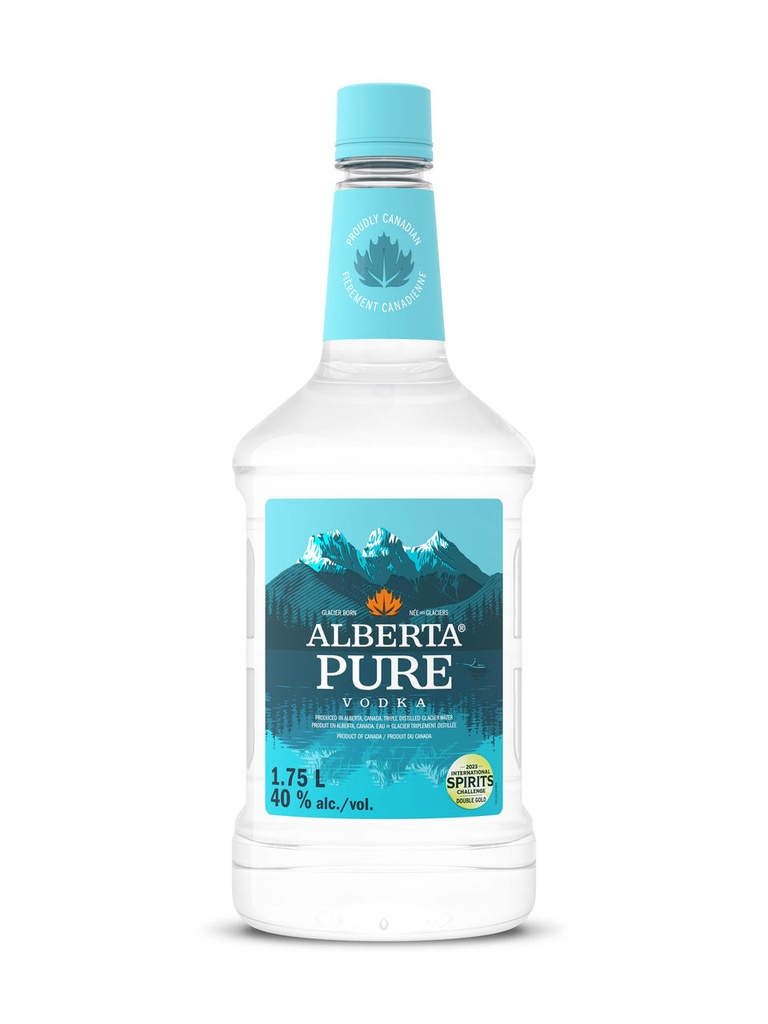 Alberta Pure Vodka (PET) - 1750 ml bottle
