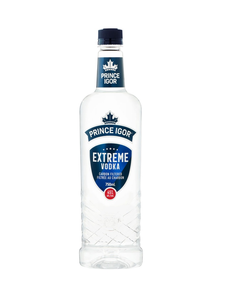Prince Igor Extreme Vodka (PET) - 750 ml bottle