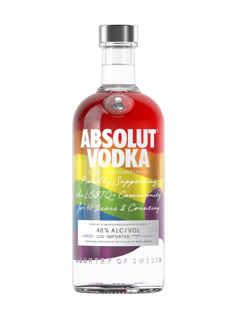 Absolut Rainbow Edition - 750 ml bottle