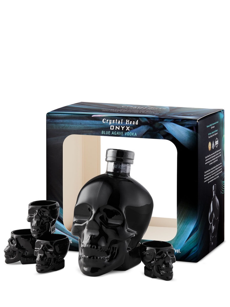 Crystal Head Onyx Gift Set - 750 ml bottle
