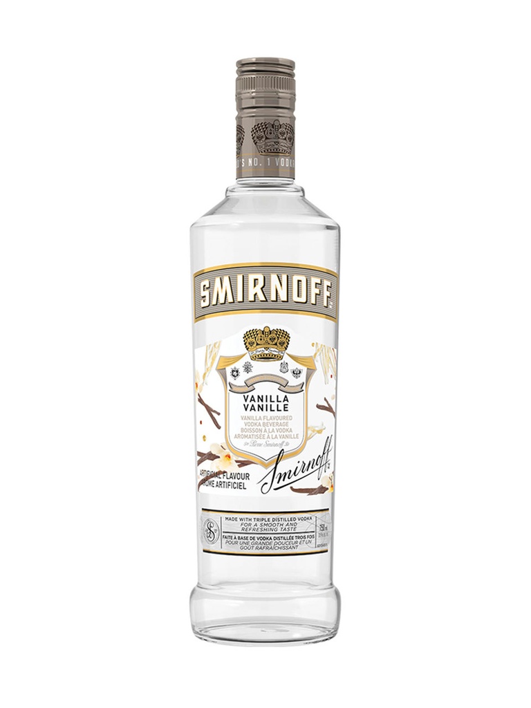 Smirnoff Vanilla Flavoured Vodka - 750 ml bottle