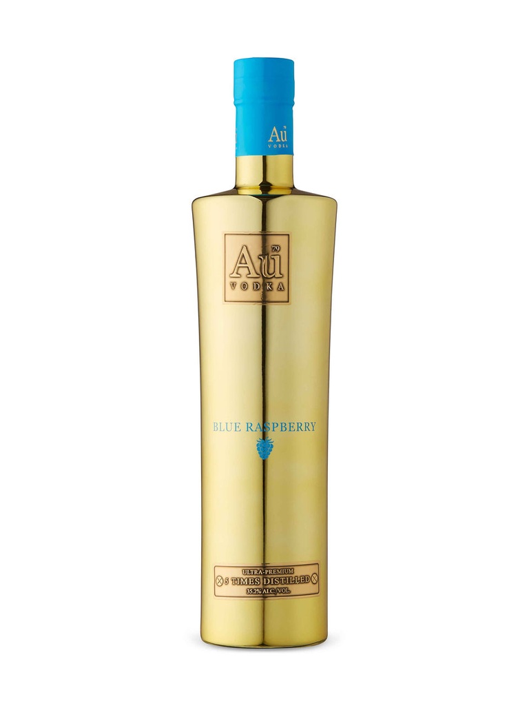 Au Vodka Blue Raspberry - 750 ml bottle