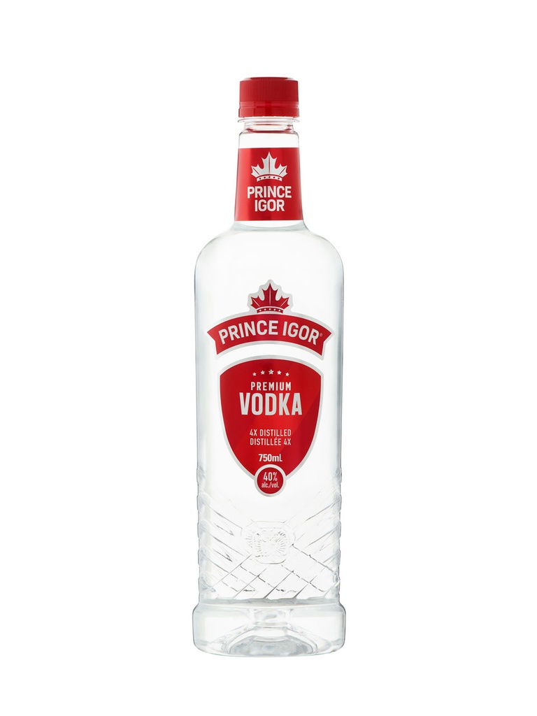 Prince Igor Vodka (PET) - 750 ml bottle