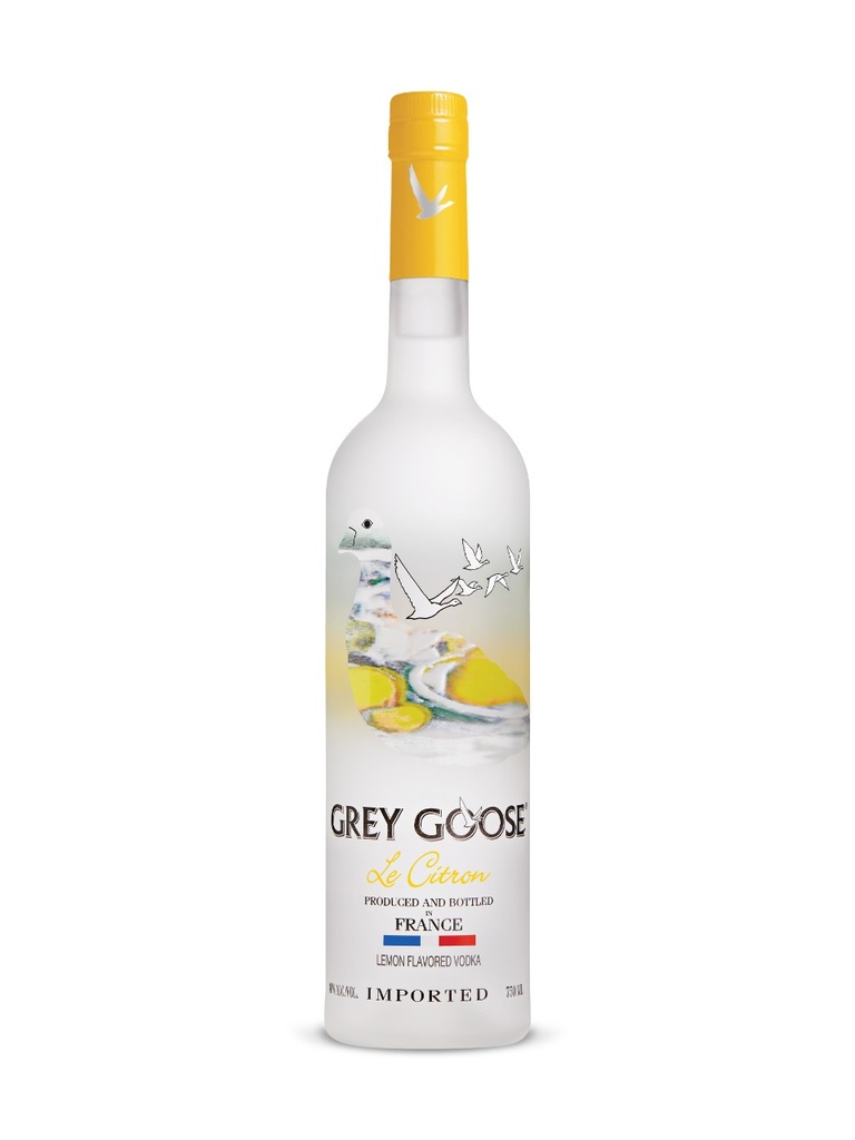 Grey Goose Le Citron Vodka - 750 ml bottle
