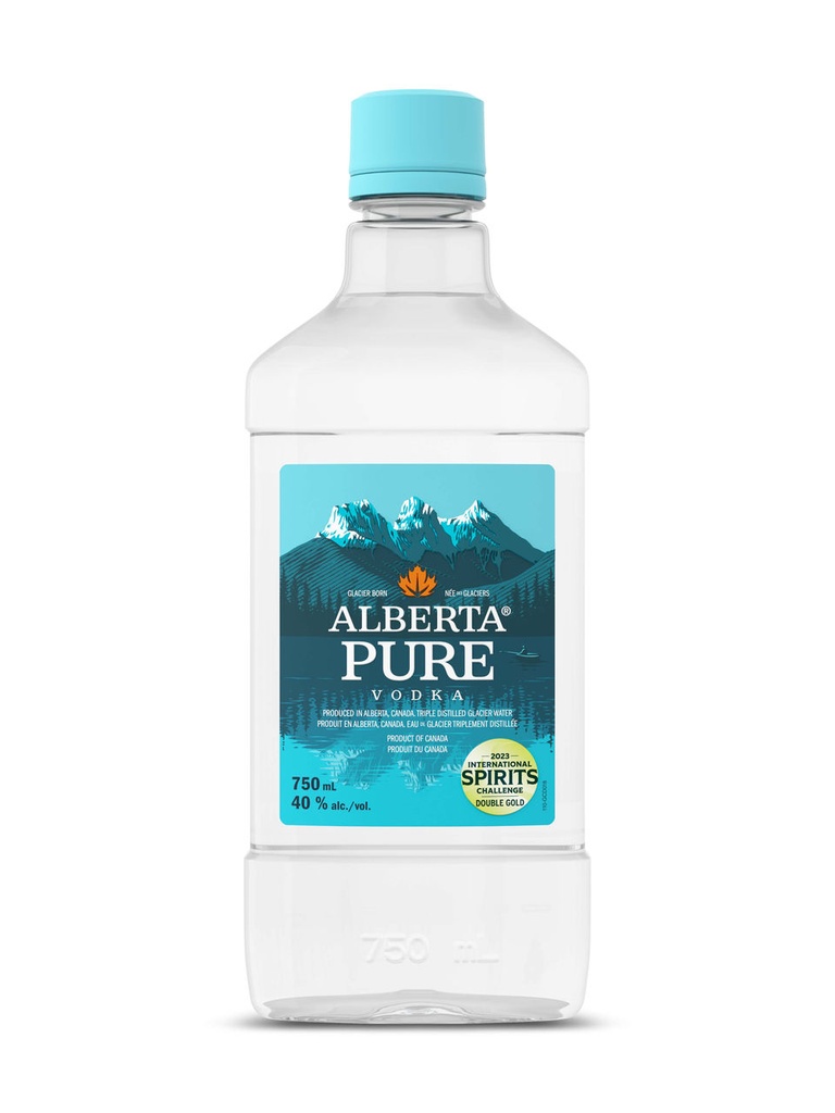 Alberta Pure Vodka (PET) - 750 ml bottle