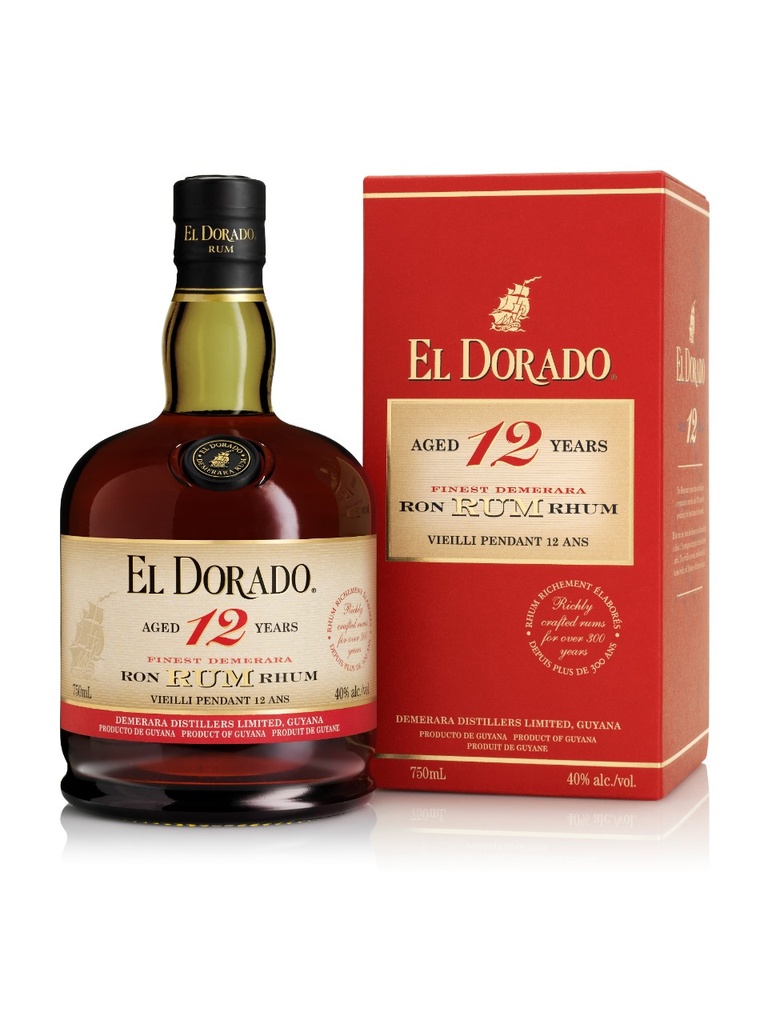 El Dorado 12 Year Old Rum - 750 ml bottle