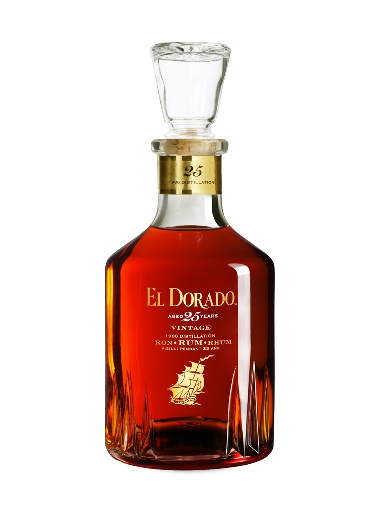 El Dorado 25 Year Old Demerara Rum - 750 ml bottle