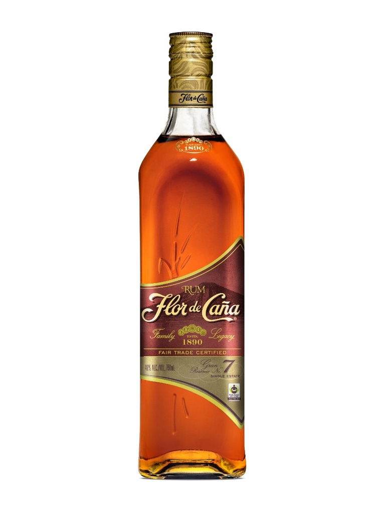 Flor de Caña 7 Year Rum Gran Reserva - 750 ml bottle